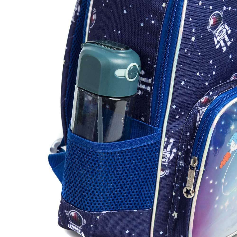 (NET) Astronaut School Backpack With Insulated Lunch Box And Pencil Case Set Of 3 Pcs