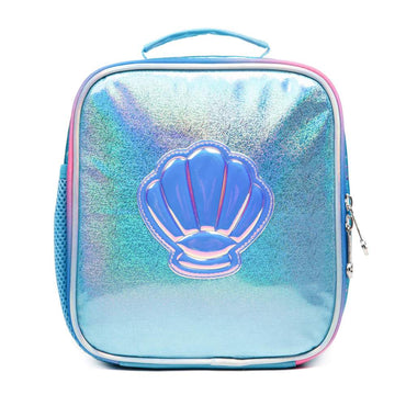 (NET) Mermaid Glitter Backpack With lunch Box Set Of 3 Pcs