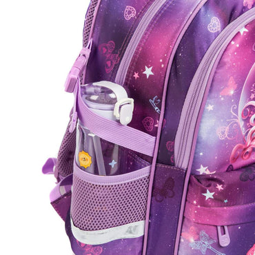 (NET) Unicorn Backpack School Bag With Insulated Lunch Box & Pencil Bag