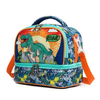 (NET) Dinosaur Kids Lunch Bag Insulated Bento