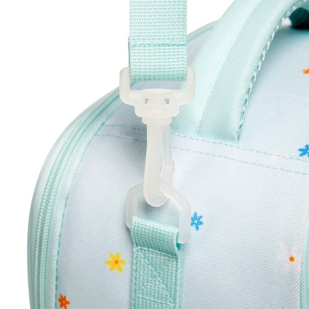 (NET) Kids Insulated Bento Cooler Lunch Bag With 2 Pockets