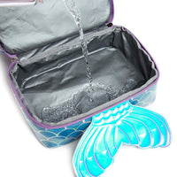 (NET) MOHCO Kids Lunch Bag Insulated Bento Cooler Bag Two compartments Cooler for Boys and Girls with Adjustable Strap Travel Lunch Tote / 11802