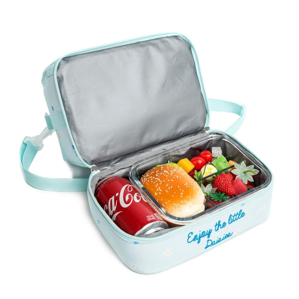 (NET) Kids Insulated Bento Cooler Lunch Bag With 2 Pockets