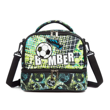 (NET) Football Lunch Bag