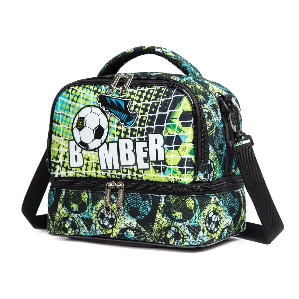 (NET) Football Lunch Bag