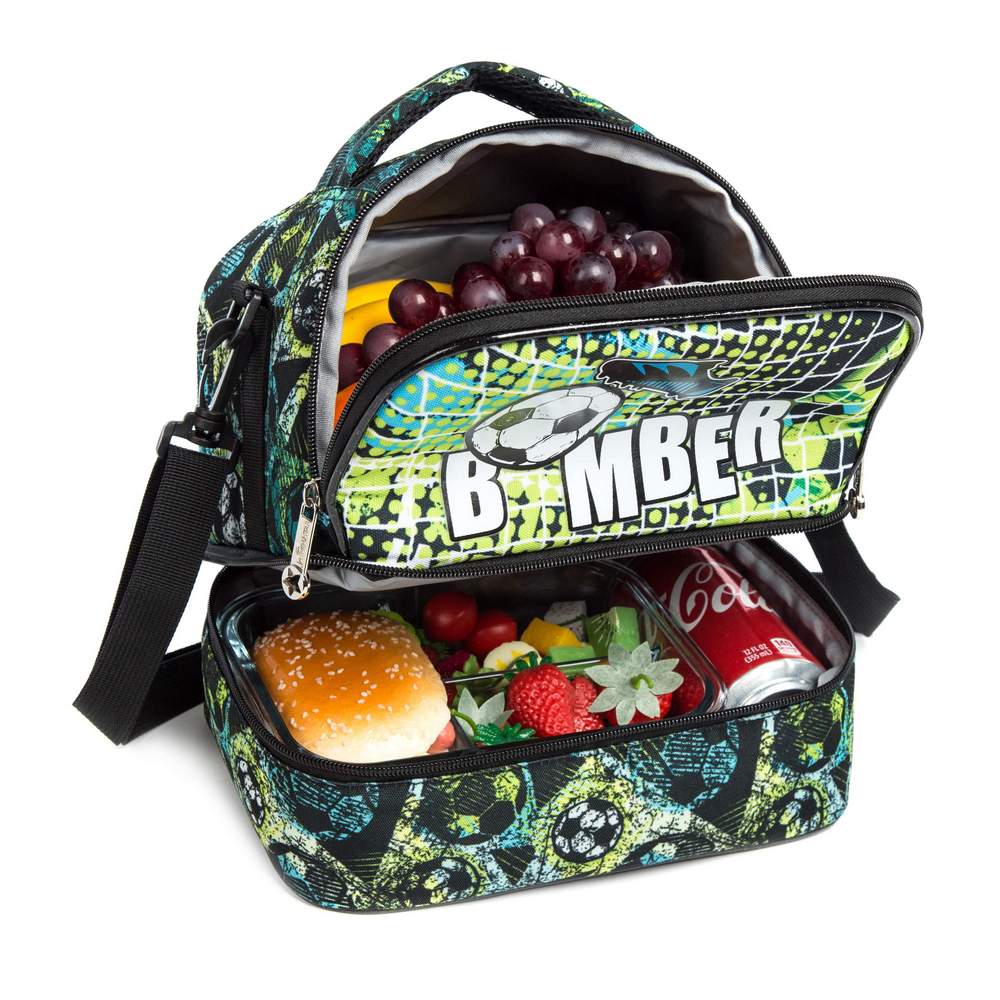 (NET) Football Lunch Bag