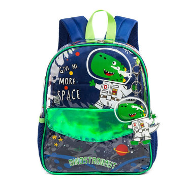 (NET) Dinostronaut Backpack Transparent Toddler Set Of 3 Pcs / 131014-3