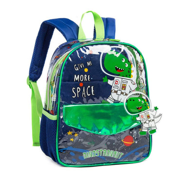 (NET) Dinostronaut Backpack Transparent Toddler Set Of 3 Pcs / 131014-3