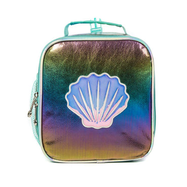 (NET) Mermaid Shell School Bag Lunch Bag & Pencil Case Set of 3 Pcs