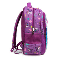 (NET) School Backpack Girls Sequin Backpack With Lunch Box Set Of 3 pcs / 1049-3