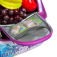 (NET) Kids Lunch Bag Insulated Cooler Bento Bag With Two Compartments School Travel Lunch Tote / 20230319A