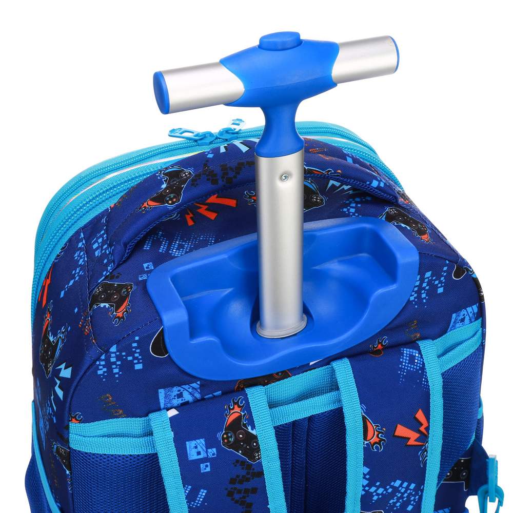 (NET) Rolltop backpack, school lunch box for kids