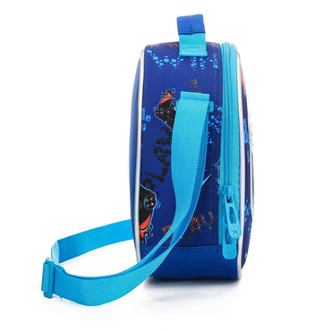 (NET) Rolltop backpack, school lunch box for kids