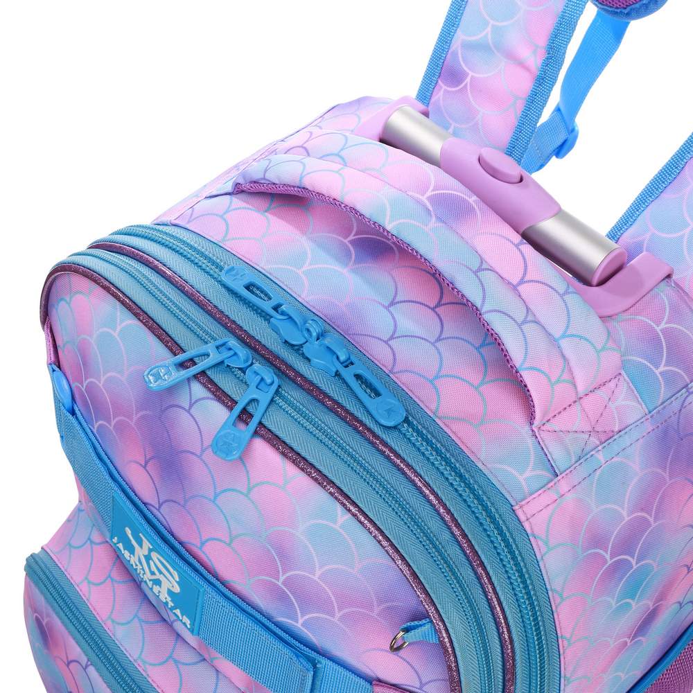 (NET) Rolltop Backpack School Lunch Box For Kids