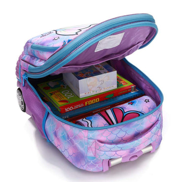 (NET) Rolltop Backpack School Lunch Box For Kids