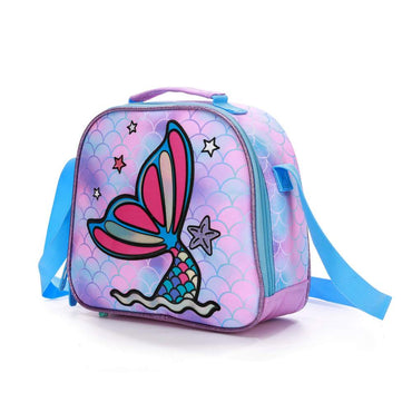 (NET) Rolltop Backpack School Lunch Box For Kids