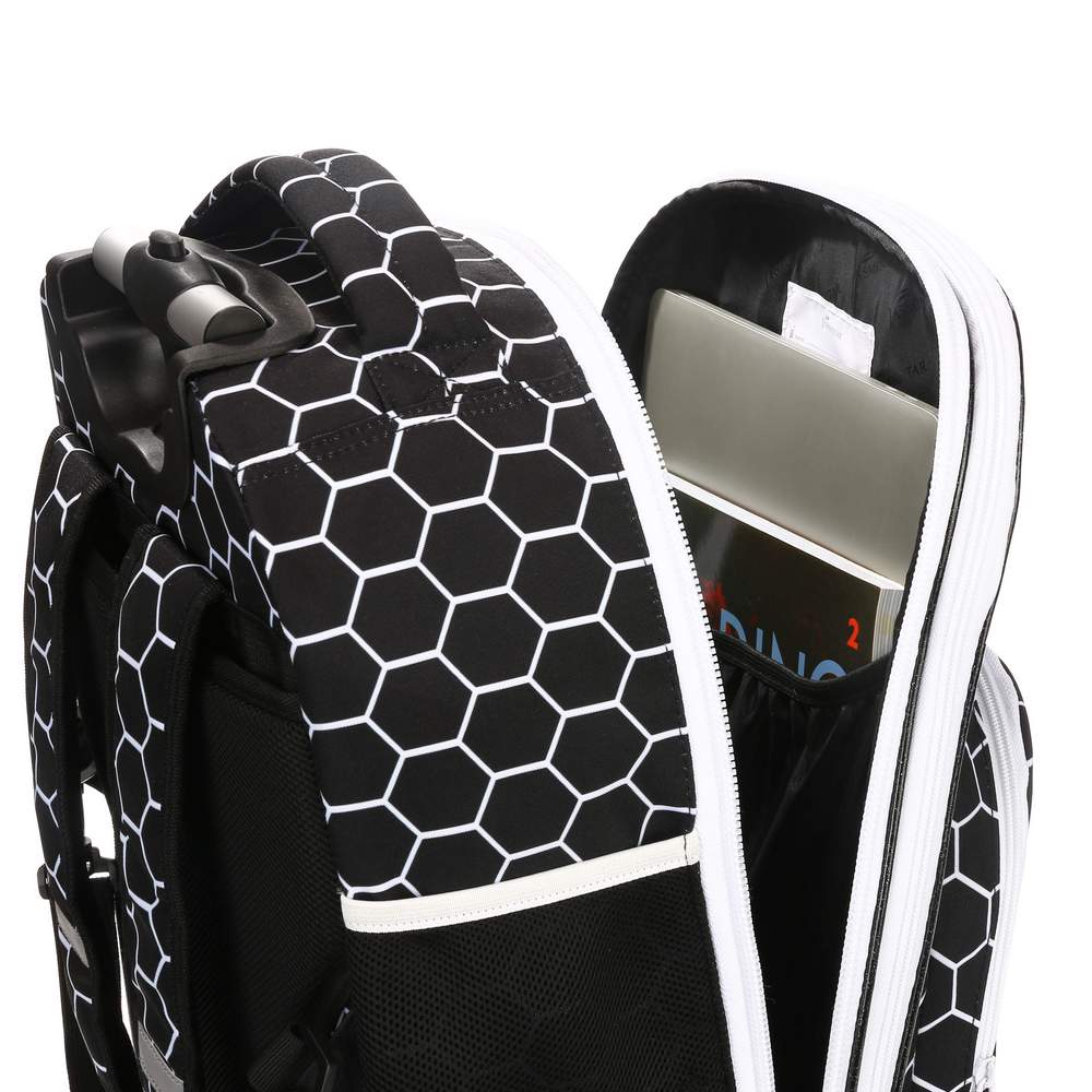 (NET)Rolltop backpack, school lunch box for kids