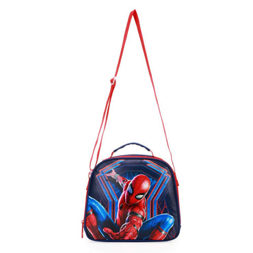 (NET) 3 in 1 Spiderman Cartoon Trolley School Bag With Back Pack