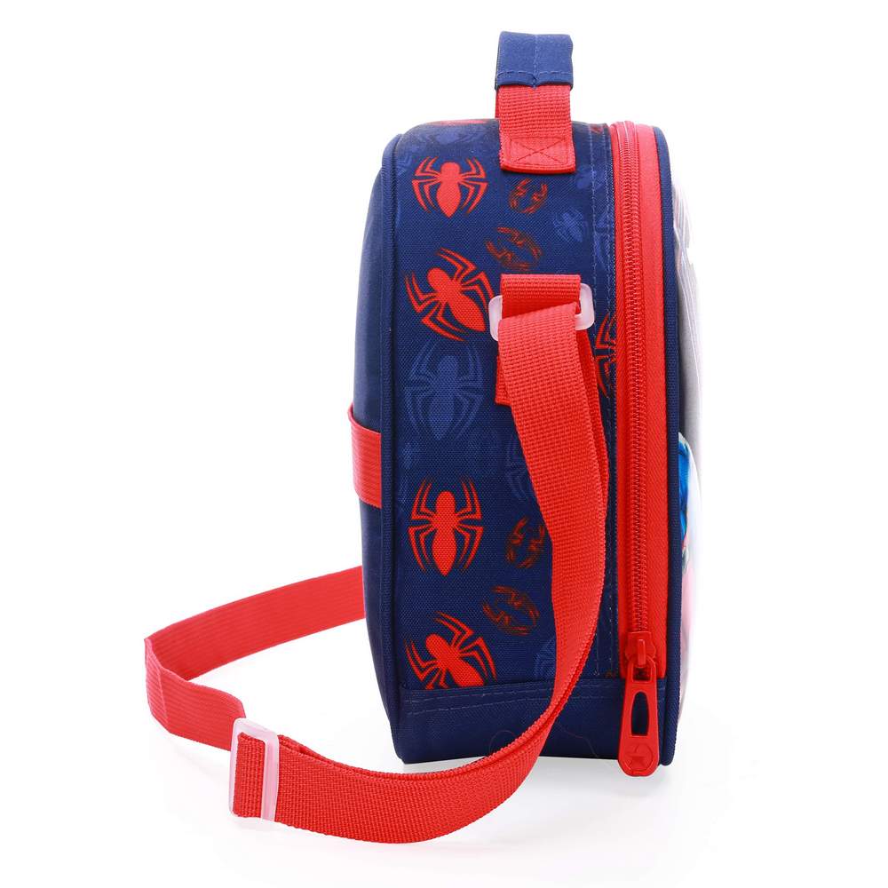 (NET) 3 in 1 Spiderman Cartoon Trolley School Bag With Back Pack