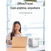 Portable Air Conditioner USB Desk Mini Fan Air Cooler Multifunctional Appliances For Humidifier Purifier Household