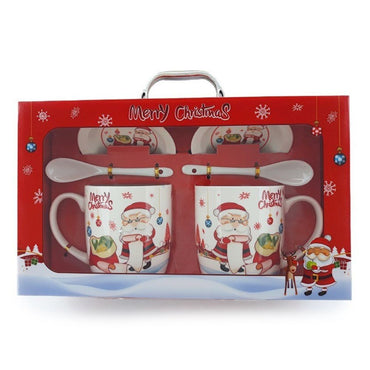 (Net) Christmas Mug Gift Set Of 2 pcs