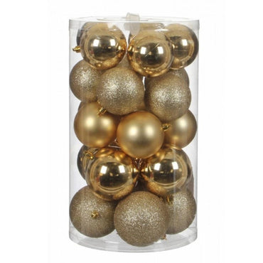 (Net) Gold  Christmas Tree Balls