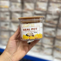 Acrylic Seal Pot Food Storage with Plastic Lid - 500ml