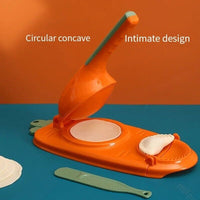 (Net) Dumpling Maker 2 in 1 Manual Dumpling Mold Pressure Packing Plastic Mold Kitchen Tools for Home Restaurant / KN-225