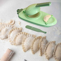 (Net) Dumpling Maker 2 in 1 Manual Dumpling Mold Pressure Packing Plastic Mold Kitchen Tools for Home Restaurant / KN-225