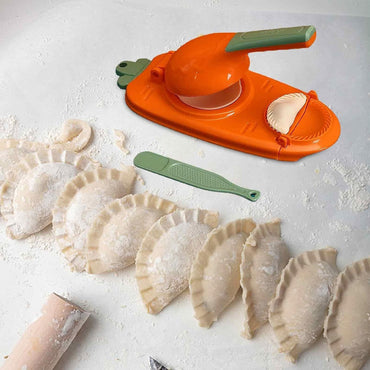 (Net) Dumpling Maker 2 in 1 Manual Dumpling Mold Pressure Packing Plastic Mold Kitchen Tools for Home Restaurant / KN-225