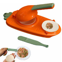 (Net) Dumpling Maker 2 in 1 Manual Dumpling Mold Pressure Packing Plastic Mold Kitchen Tools for Home Restaurant / KN-225