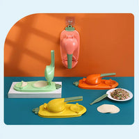 (Net) Dumpling Maker 2 in 1 Manual Dumpling Mold Pressure Packing Plastic Mold Kitchen Tools for Home Restaurant / KN-225