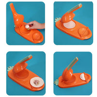 (Net) Dumpling Maker 2 in 1 Manual Dumpling Mold Pressure Packing Plastic Mold Kitchen Tools for Home Restaurant / KN-225