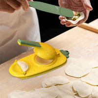 (Net) Dumpling Maker 2 in 1 Manual Dumpling Mold Pressure Packing Plastic Mold Kitchen Tools for Home Restaurant / KN-225