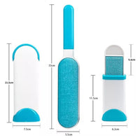 (Net) Pet Fur Remover Double sided cleaning brush for dogs and cats, soft brush to remove your pets hair