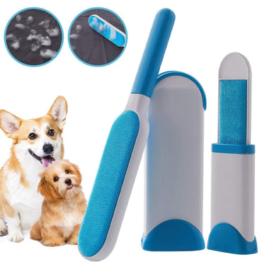 (Net) Pet Fur Remover Double sided cleaning brush for dogs and cats, soft brush to remove your pets hair