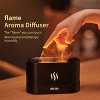 Flame Humidifier Air Humidifier with Flame Effect for Fragrance Oil and Aroma Oils Home Decor