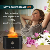 Flame Humidifier Air Humidifier with Flame Effect for Fragrance Oil and Aroma Oils Home Decor