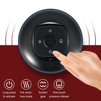 (Net) Vacuum cupping massager electric vacuum supply USB charging red temperature control vacuum cupping cup