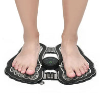 Electric EMS Foot Massager Pad Foldable Foot massage USB Rechargeable Feet Circulation Massage Pad