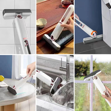 Portable Mini Mop Self-Squeeze Mini Mop for Small Spaces Wet and Dry Desktop Cleaning Mini Mop / 86577 / KN-312
