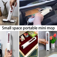 Portable Mini Mop Self-Squeeze Mini Mop for Small Spaces Wet and Dry Desktop Cleaning Mini Mop / 86577 / KN-312