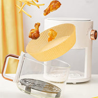 50 Sheets Disposable Air Fryer Paper Round Non-Stick Baking Paper Baking Paper