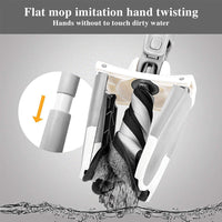 Microfiber X Shape Mop for Floor Cleaning Dust Mop with Self Wringing and Removable Washable Pad