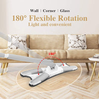 Microfiber X Shape Mop for Floor Cleaning Dust Mop with Self Wringing and Removable Washable Pad