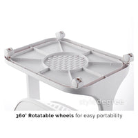 (Net) 4 Layers Kitchen Vegetable Shelf Landing  Fruit Basket Seasoning Toy Storage  With Wheels