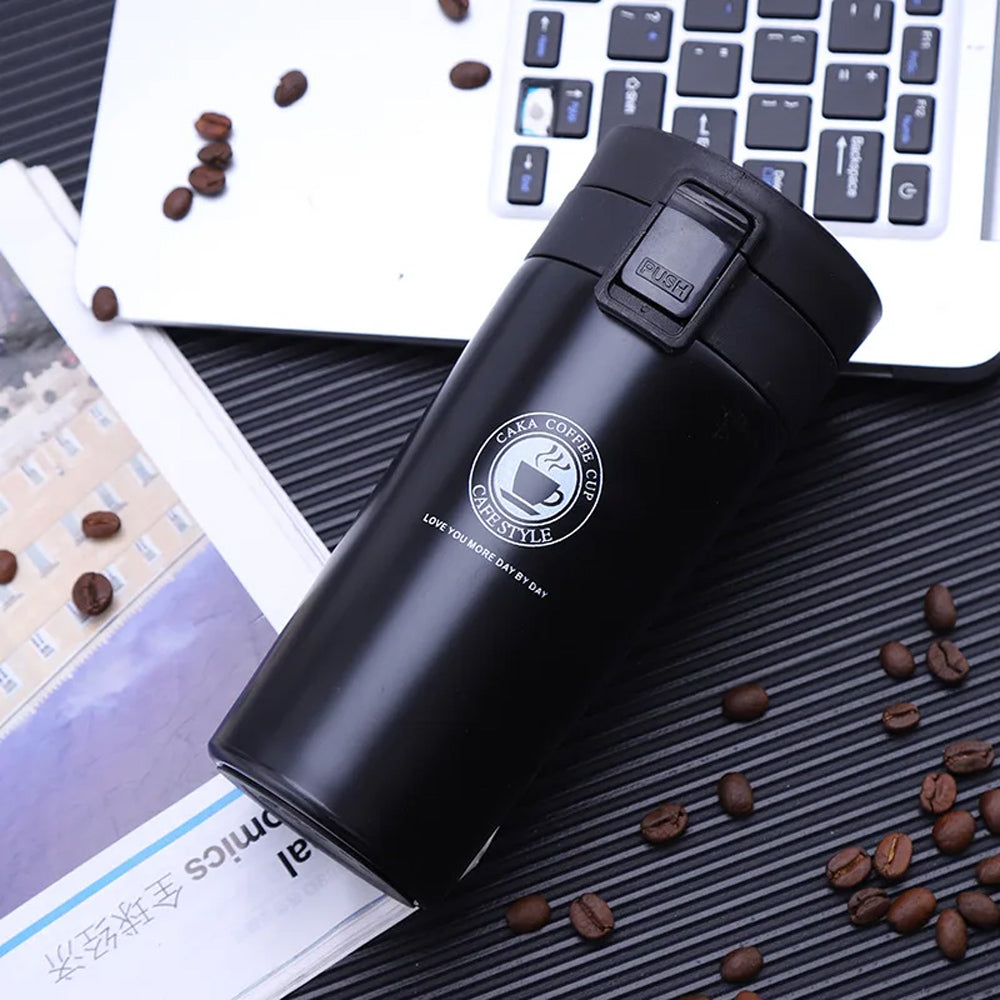 (Net) Stainless Steel 420ml Vacuum Coffee Cup - Your Perfect Brew Companion