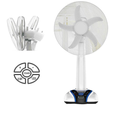 **NET**Prime Rechargeable 2936S 16 Inch Table Fan / PR-29365S