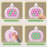 Quick Push Game Bubble Poppers Fidget Toy Electronic push game console Toy Fidget Toy Animal Shaped Gift for Kids / C-622