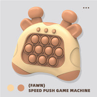 Upgraded Quick Push Game Console Series Toys for Kids Push Bubble and Pop Light Fidget Anti Stress Relief Sensory Toys for Adults / C-201